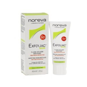 NOREVA EXFOLIAC CREME FLUID SOLAIRE SPF50+ 40ML