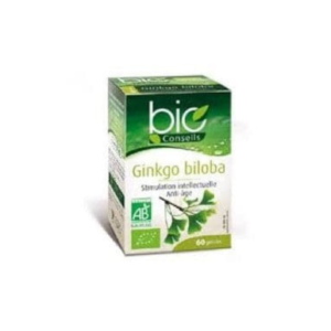 Ginkgo Biloba Stimulation Intellectuelle Anti-Age 60 Gélules