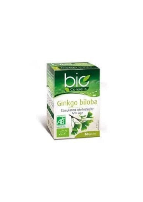 Ginkgo Biloba Stimulation Intellectuelle Anti-Age 60 Gélules