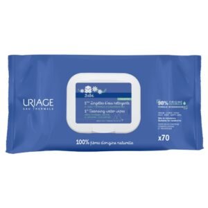 Uriage Bebe 1ere Lingettes Nettoyantes Extra-Douces -70 unites